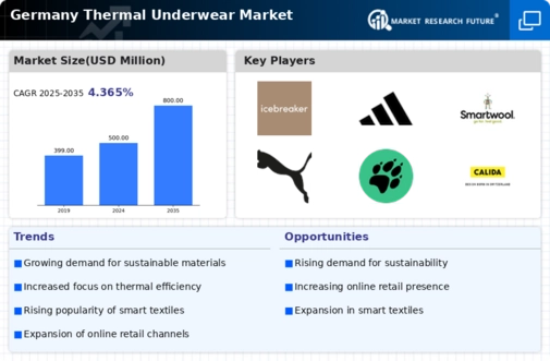 Germany Thermal Underwear Market Infographic