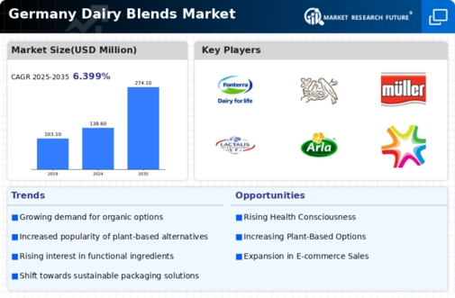 Germany Dairy Blends Market Infographic
