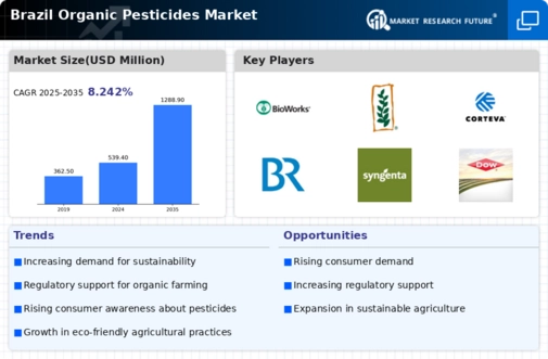 Brazil Organic Pesticides Market Infographic