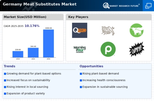 Germany Meat Substitutes Market Infographic