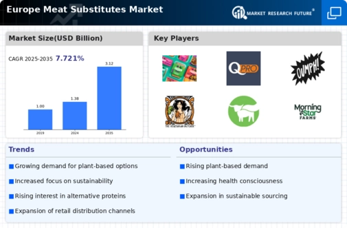 Europe Meat Substitutes Market Infographic