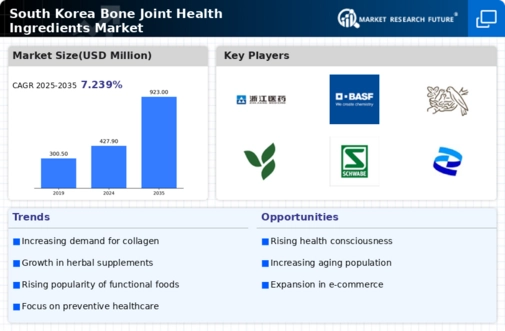 South Korea Bone Joint Health Ingredients Market Infographic