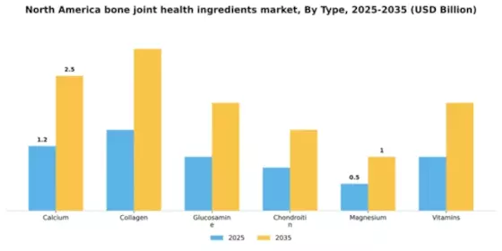 North America Bone Joint Health Ingredients Market Segment Image 1