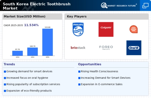 South Korea Electric Toothbrush Market Infographic