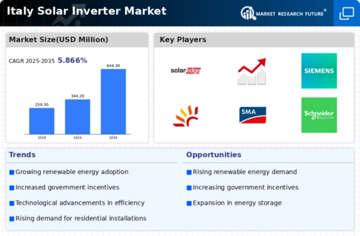 Italy Solar Inverter Market Infographic