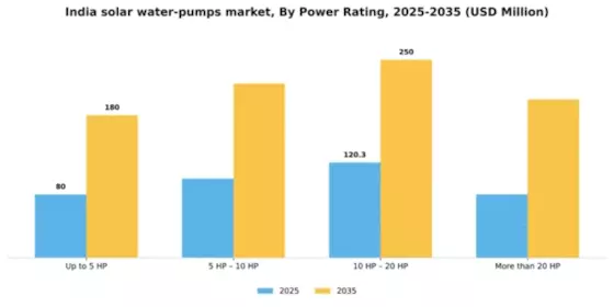 India Solar Water Pumps Market Segment Image 3