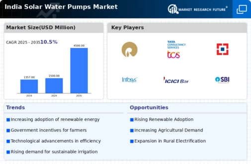 India Solar Water Pumps Market Infographic