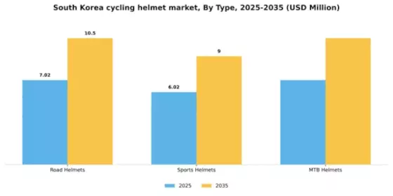 South Korea Cycling Helmet Market Segment Image 1