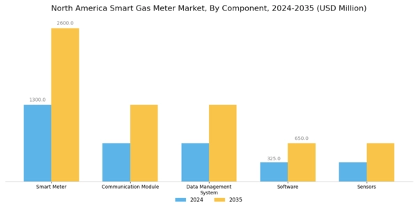 North America Smart Gas Meter Market Segment Image 3