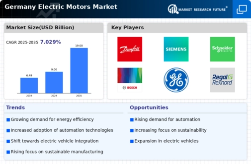 Germany Electric Motors Market Infographic