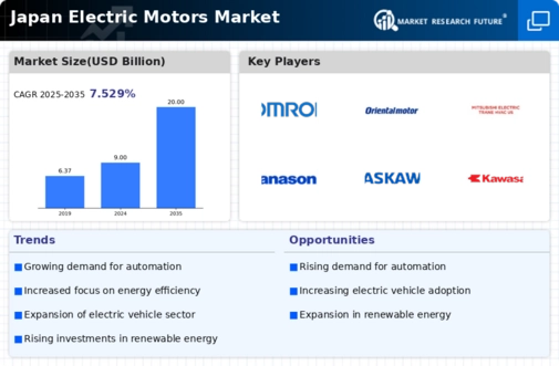 Japan Electric Motors Market Infographic