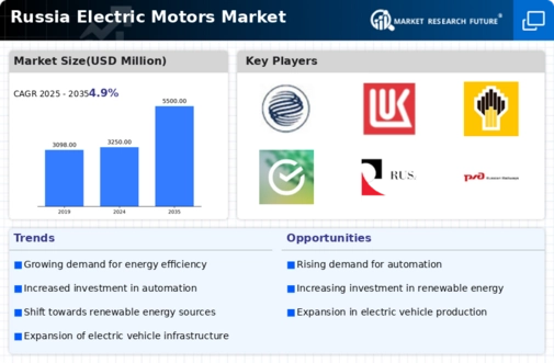 Russia Electric Motors Market Infographic