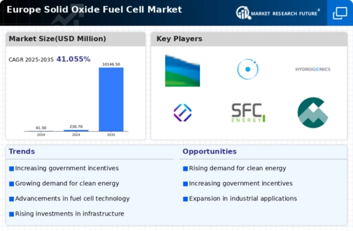 Europe Solid Oxide Fuel Cell Market Infographic