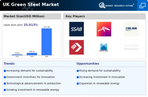 UK Green Steel Market Infographic