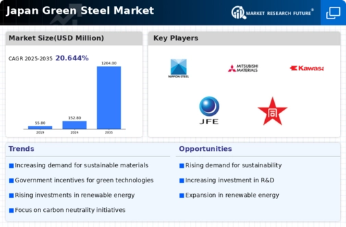Japan Green Steel Market Infographic