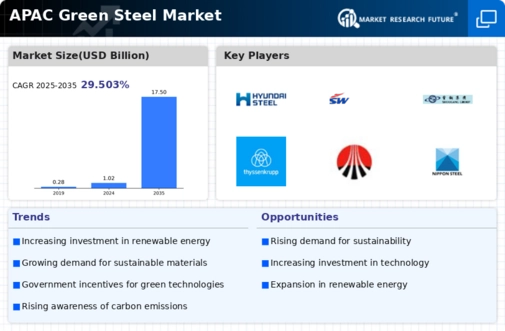 APAC Green Steel Market Infographic