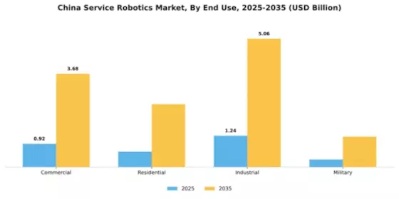 China Service Robotics Market Segment Image 1