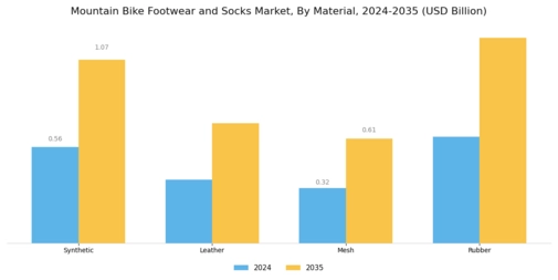 Mountain Bike Footwear Socks Market Segment Image 1