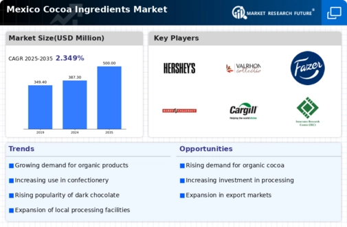 Mexico Cocoa Ingredients Market Infographic