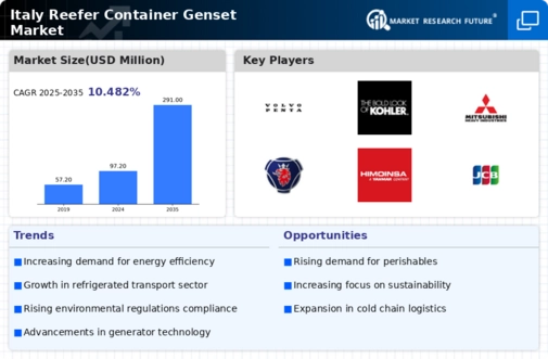 Italy Reefer Container Genset Market Infographic