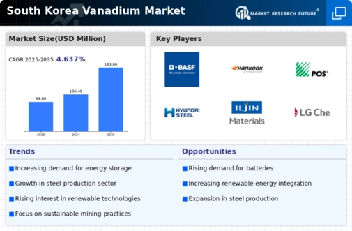 South Korea Vanadium Market Infographic