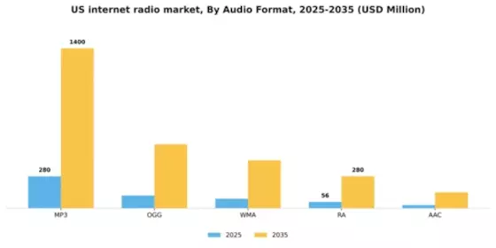 US Internet Radio Market Segment Image 1