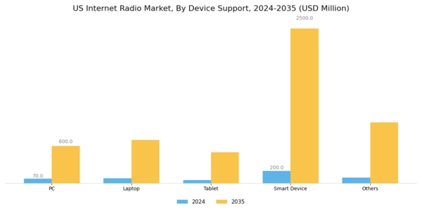 US Internet Radio Market Segment Image 2
