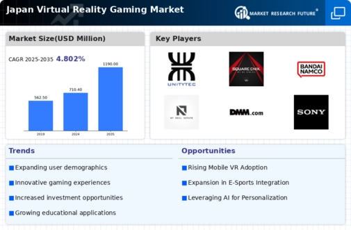 Japan Virtual Reality Gaming Market Infographic