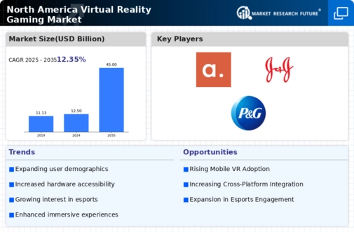 North America Virtual Reality Gaming Market Infographic