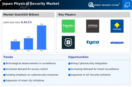 Japan Physical Security Market Infographic