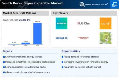 South Korea Super Capacitor Market Infographic