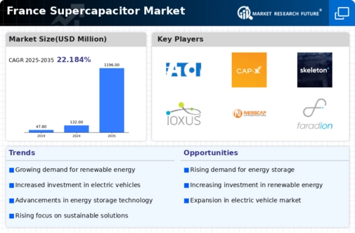 France Super Capacitor Market Infographic