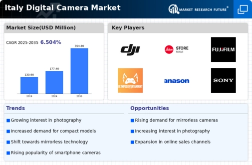 Italy Digital Camera Market Infographic