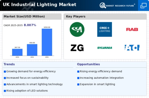 UK Industrial Lighting Market Infographic