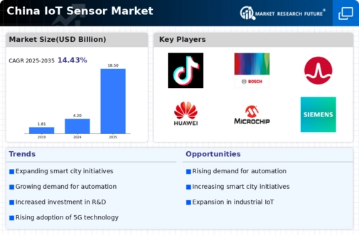 China IoT Sensor Market Infographic
