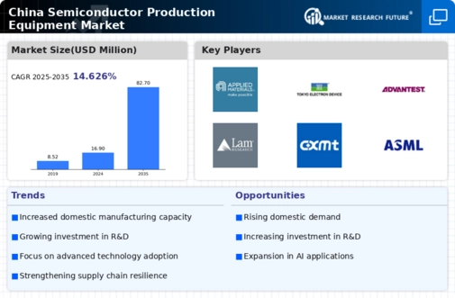 China Semiconductor Production Equipment Market Infographic