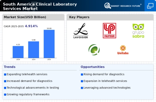 South America Clinical Laboratory Services Market Infographic