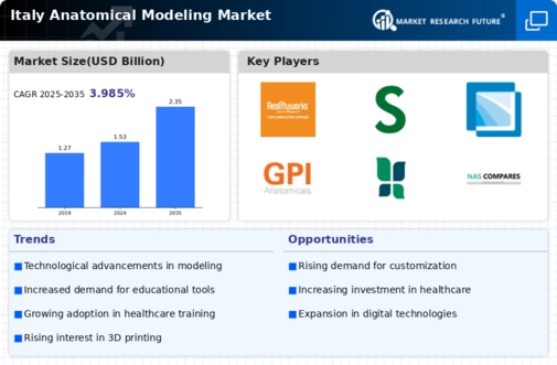 Italy Anatomical Modelling Market Infographic