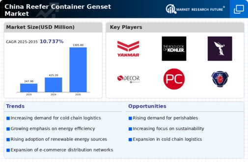 China Reefer Container Genset Market Infographic