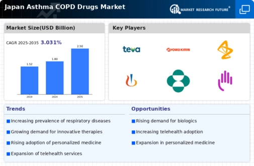 Japan Asthma COPD Drugs Market Infographic