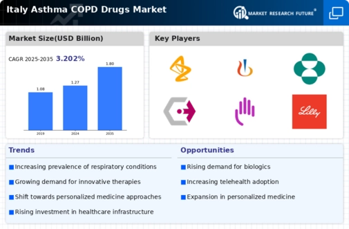 Italy Asthma COPD Drugs Market Infographic