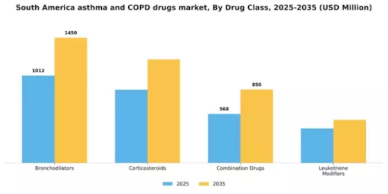 South America Asthma COPD Drugs Market Segment Image 1