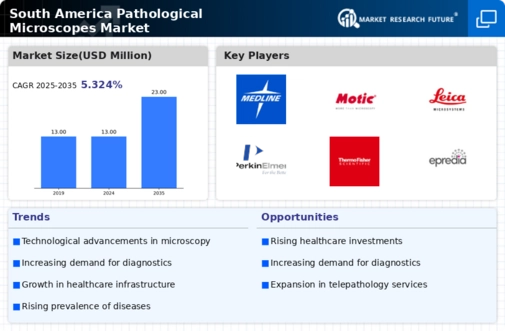 South America Pathological Microscopes Market Infographic