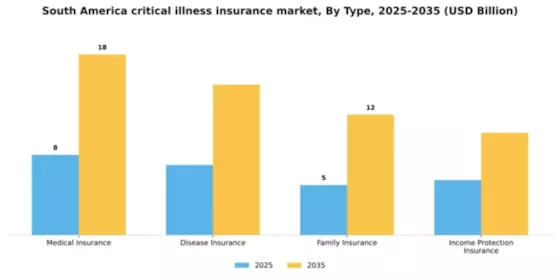 South America Critical Illness Insurance Market Segment Image 1