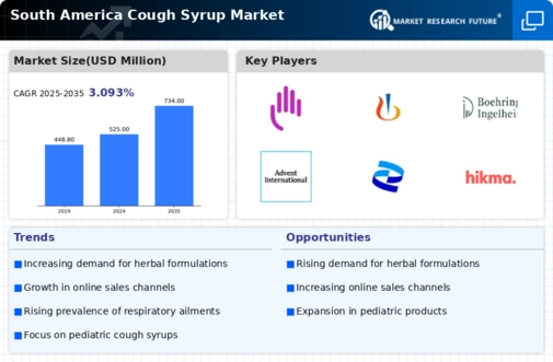 South America Cough Syrup Market Infographic