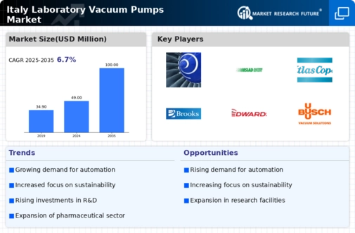 Italy Laboratory Vacuum Pumps Market Infographic