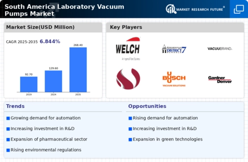 South America Laboratory Vacuum Pumps Market Infographic