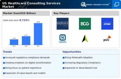 US Healthcare Consulting Services Market Infographic