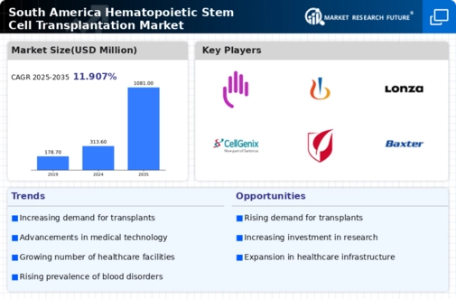 South America Hematopoietic Stem Cell Transplantation Market Infographic