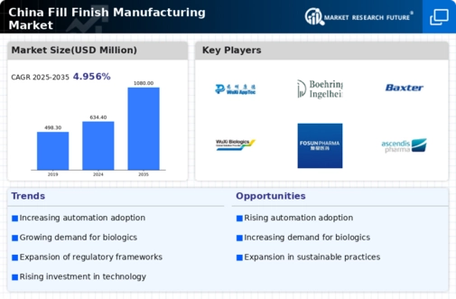China Fill Finish Manufacturing Market Infographic